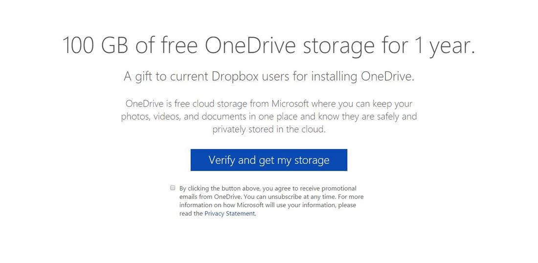 Consigue 100 GB de almacenamiento gratis en Microsoft OneDrive