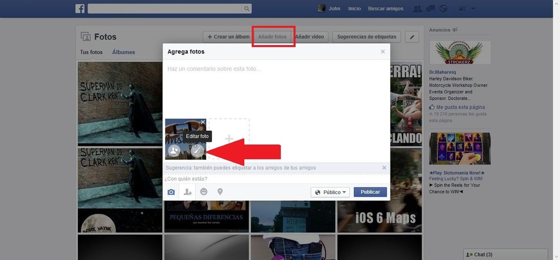Editor de Facebook que te permite la edición de fotos e imágenes subidas a las redes sociales 