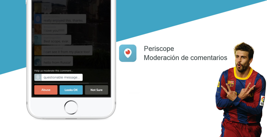 como moderar comentarios de las emisiones de video en directo en Periscope para android e ios