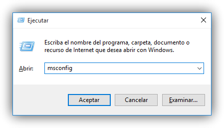 Herramienta Ejecutar de Windows para ejecutar comandos en Windows