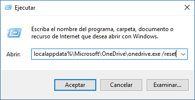 Evitar el alto uso de CPU de OneDrive en Windows 10 8 o 7