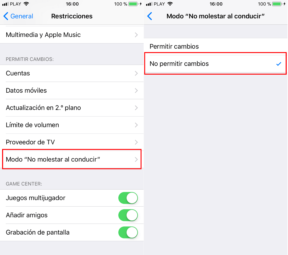 activa el Modo no molestar automaticamente en tu iPhone con iOS al conducir