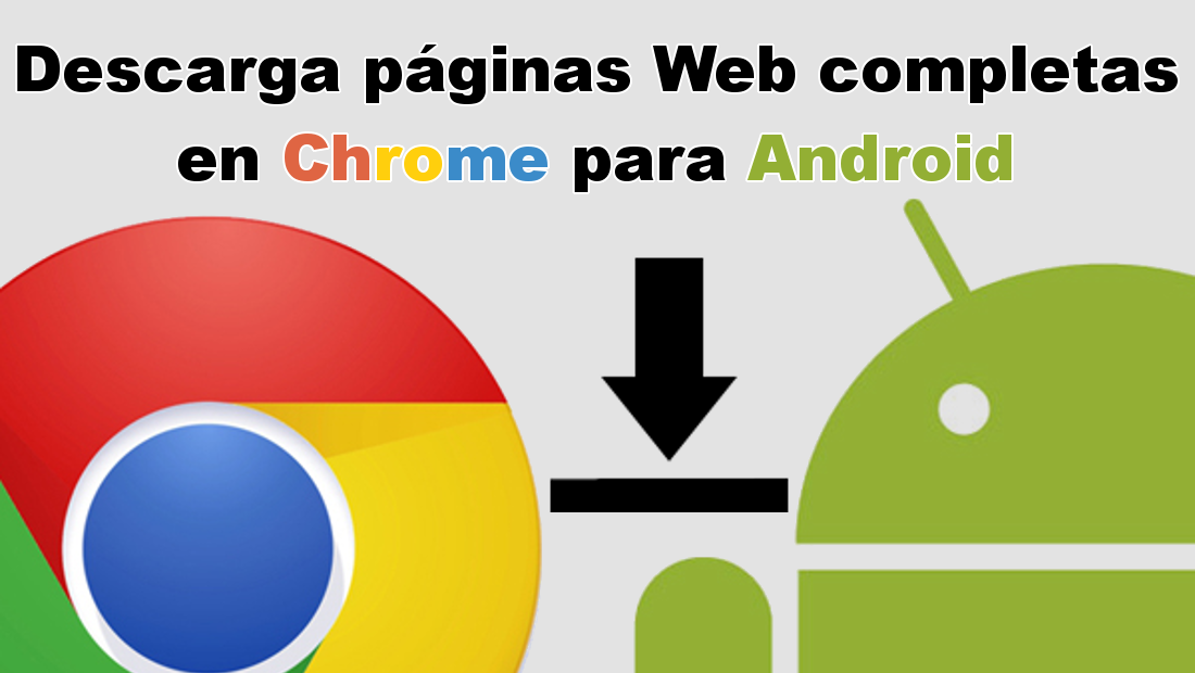 Descarga páginas web completas en google chrome para android