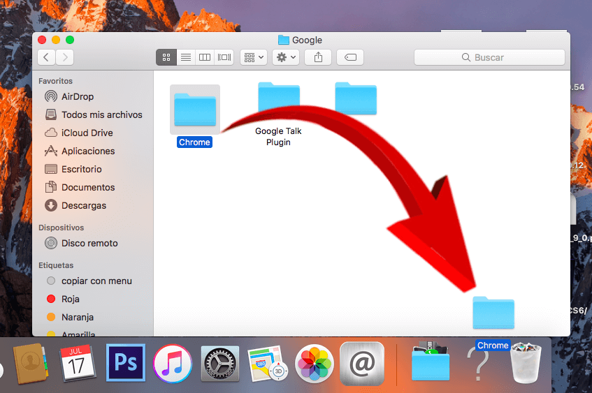 Desinstalar programa completo en Mac OSX Sierra Capitan o Yosemite