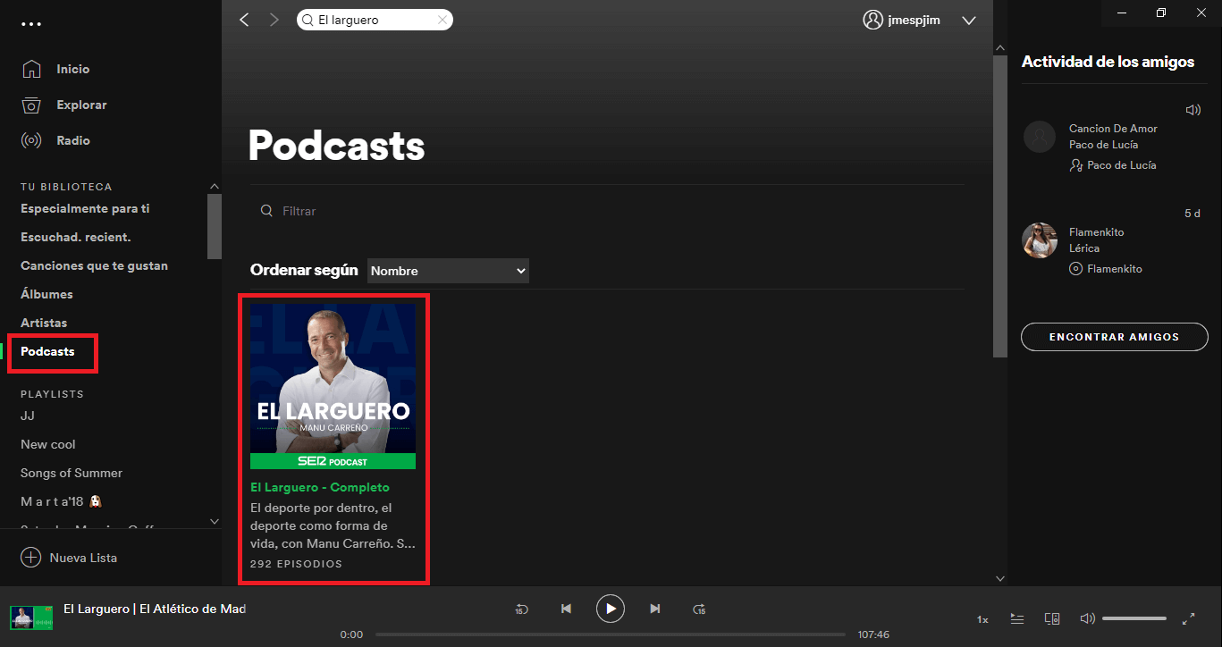 escuchar tus podcast favoritos en Spotify