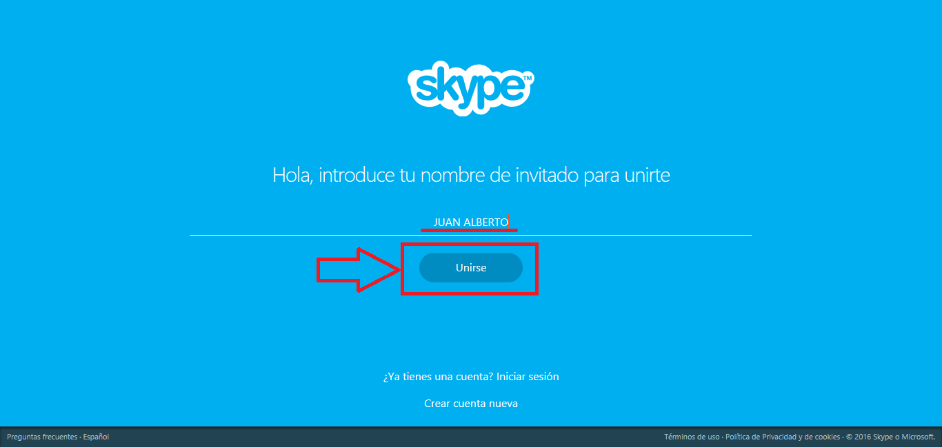 Usar skype sin cuenta de usuario y sin instalar el programa en tu ordenador
