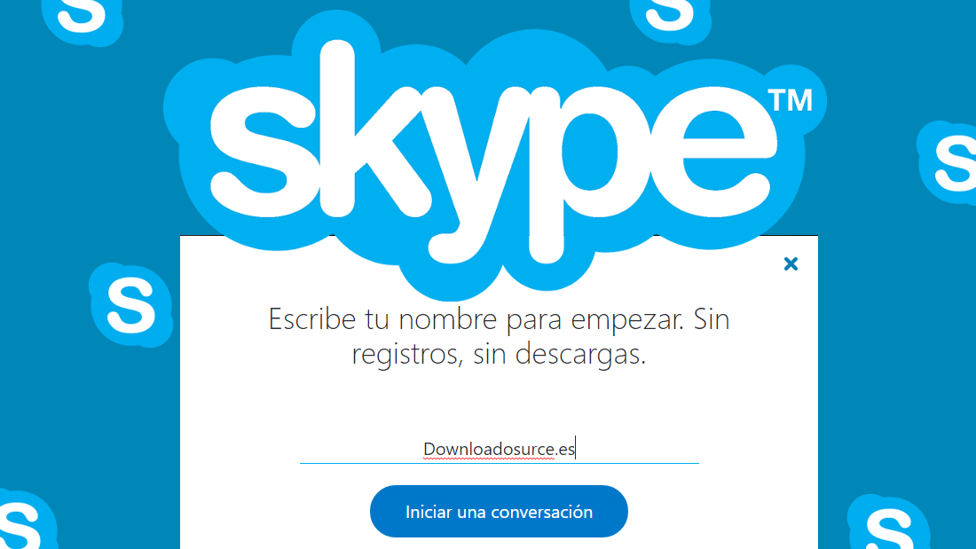 Usar skype sin cuenta de usuario y sin descargar el programa