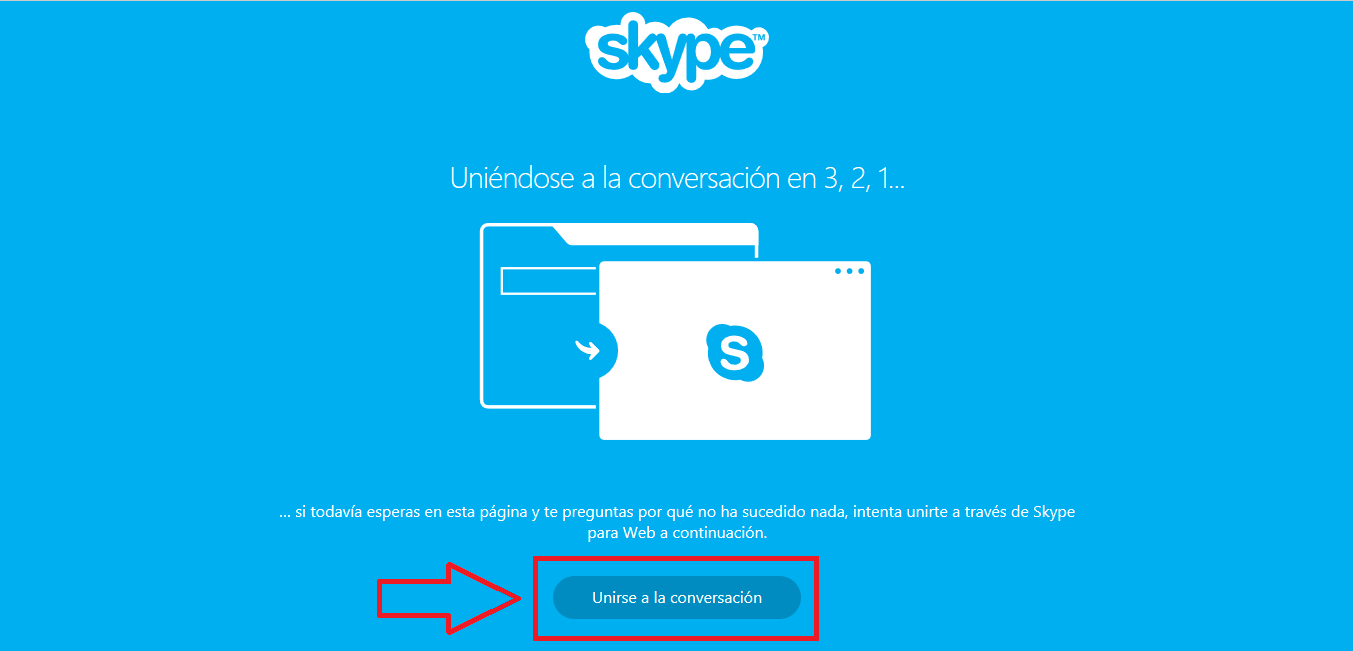 Invitar a conversación de Skype sin cuenta de usuario y sin descargar el programa