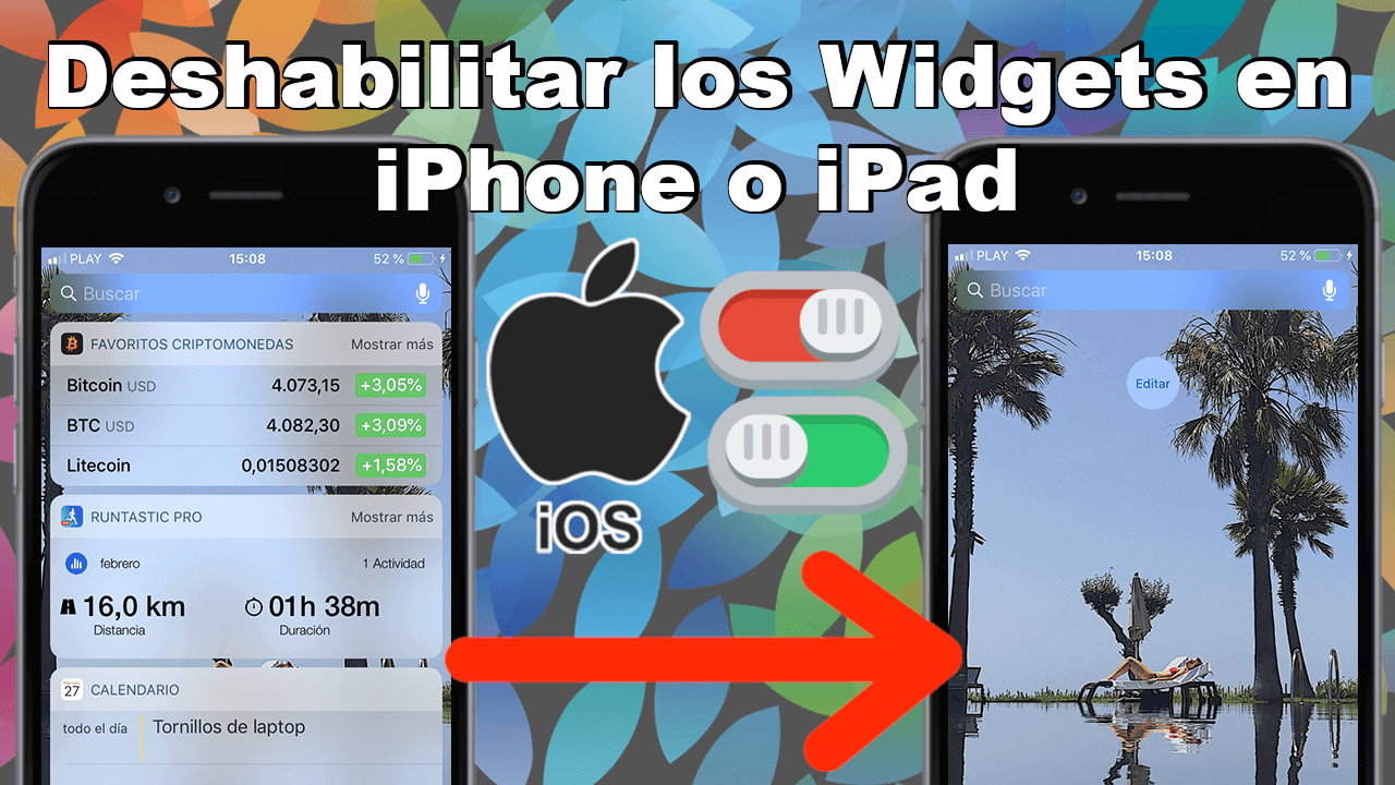 desactivar Widget sugerencias de Siri en iPhnoe con iOS
