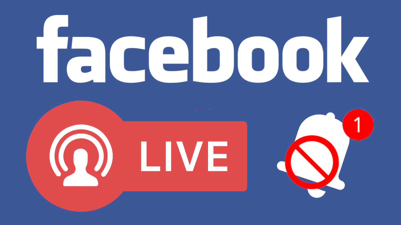 desactivar las notificaciones de video en directo de Facebook