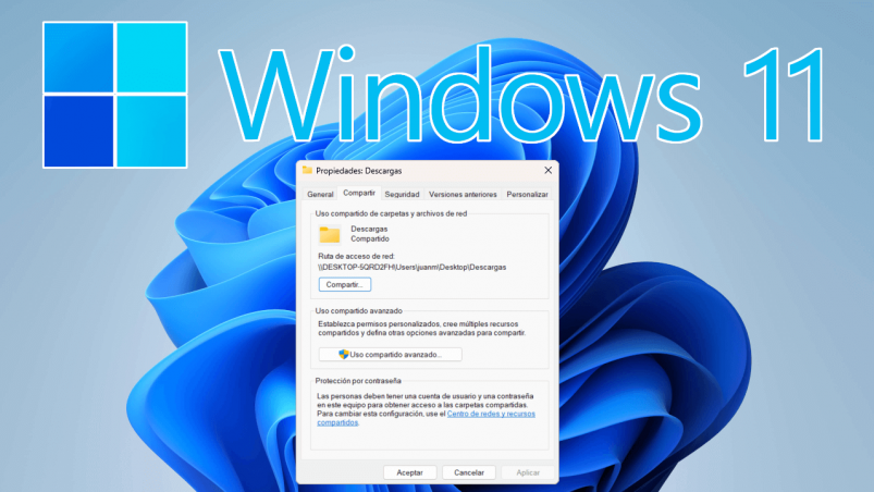 Solución: falta la pestaña Compartir en las propiedades de Carpeta en Windows 11 o 10