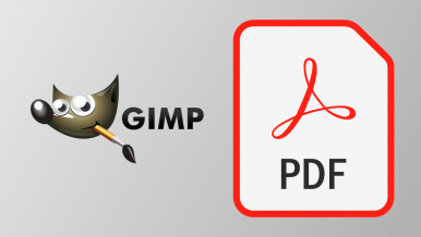 Como guardar o exportar PDF en Gimp a máxima resolución / calidad
