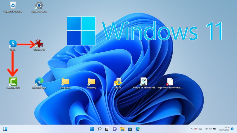 Windows 11: Como cambiar el espacio entre iconos del escritorio