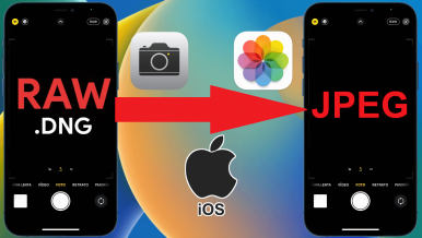 Cómo convertir archivos RAW a JPEG en iPhone (ProRAW)