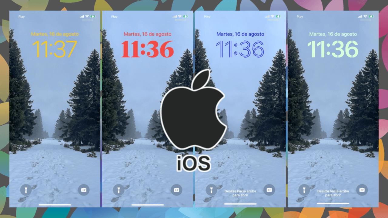 Residuos Ambos Cuervo iPhone: Como cambiar el diseño del reloj en pantalla de bloqueo |  Personalizar