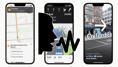 Cómo cambiar la voz y acento de la aplicación Mapas de iPhone.
