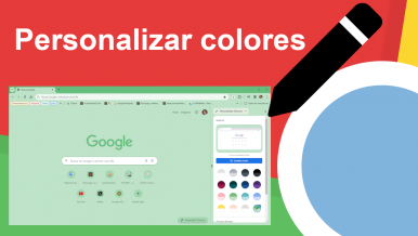Como cambiar el color de la ventana de Google Chrome