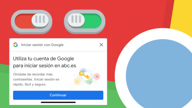 Desactivar el mensaje "Iniciar sesión con Google" en sitios web
