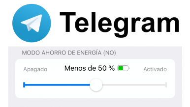 Como activar y configurar el ahorro de energía de Telegram | Android y iPhone