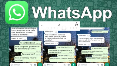 Como hacer más grande la letra de los mensajes de Whatsapp
