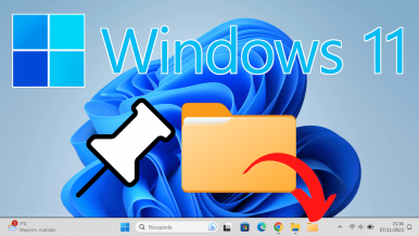 Como anclar una carpeta en la barra de tareas de Windows 11 / 10
