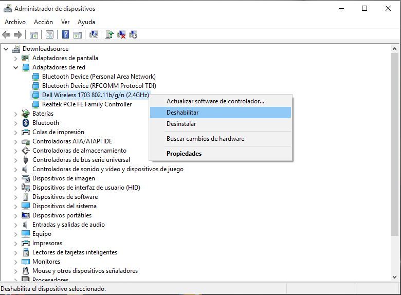 problemas para conectarse a internet windows 10