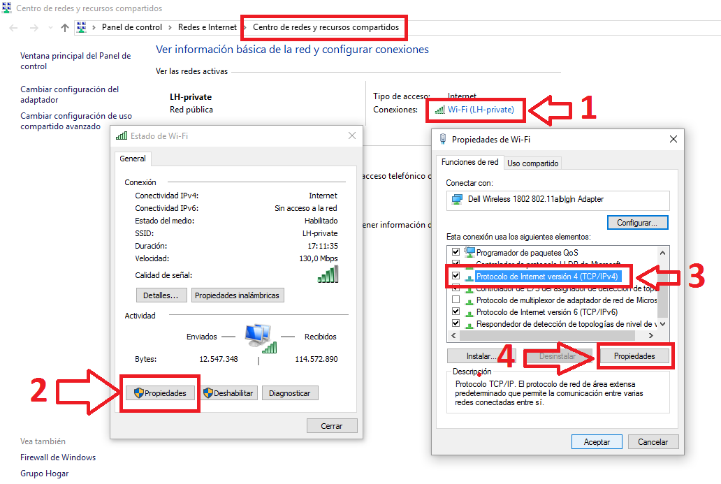 Como saber la direccion ip de mi wifi