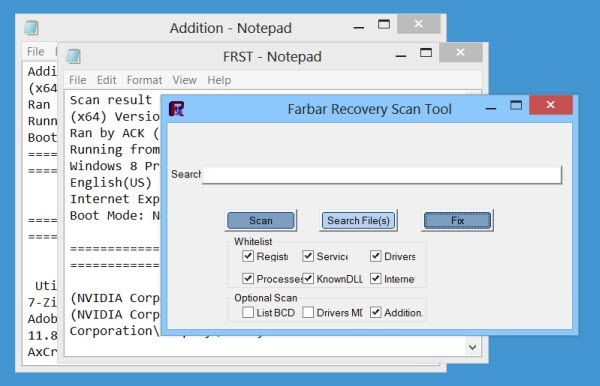 Farbar Recovery Scan Tool | Descargar | Análisis y vacunas