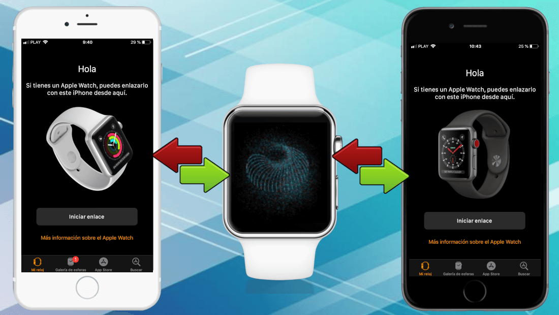 como puedo conectar mi apple watch a mi iphone