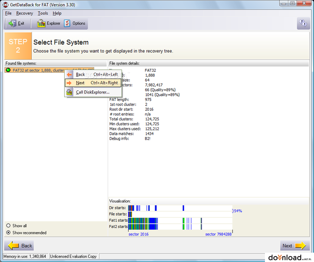 Getdataback