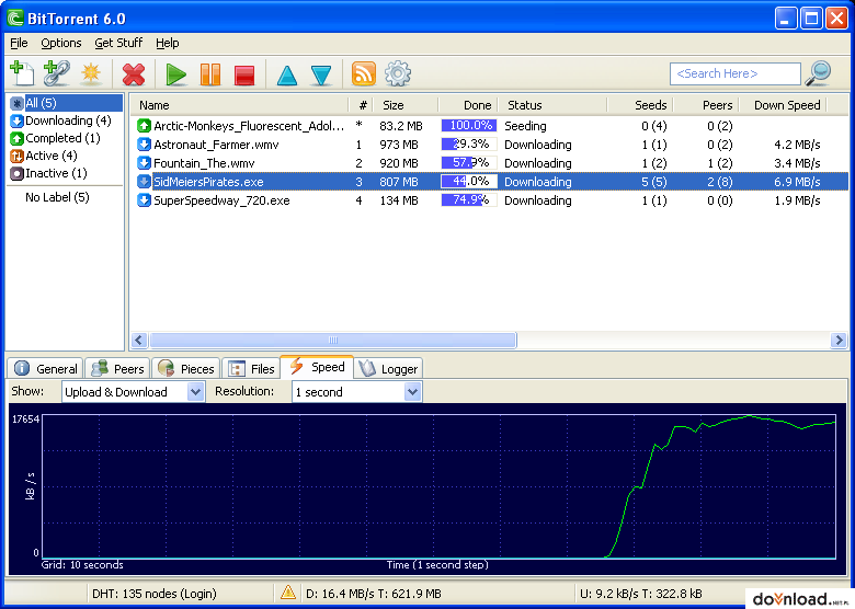 BitTorrent  Descargar  Intercambio de Archivos