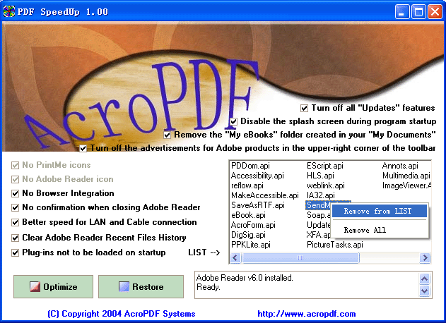 PDF SpeedUp (Adobe Reader SpeedUp) | Descargar | Documentos PDF