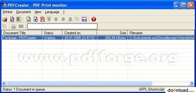 PDFCreator  Descargar  Documentos PDF