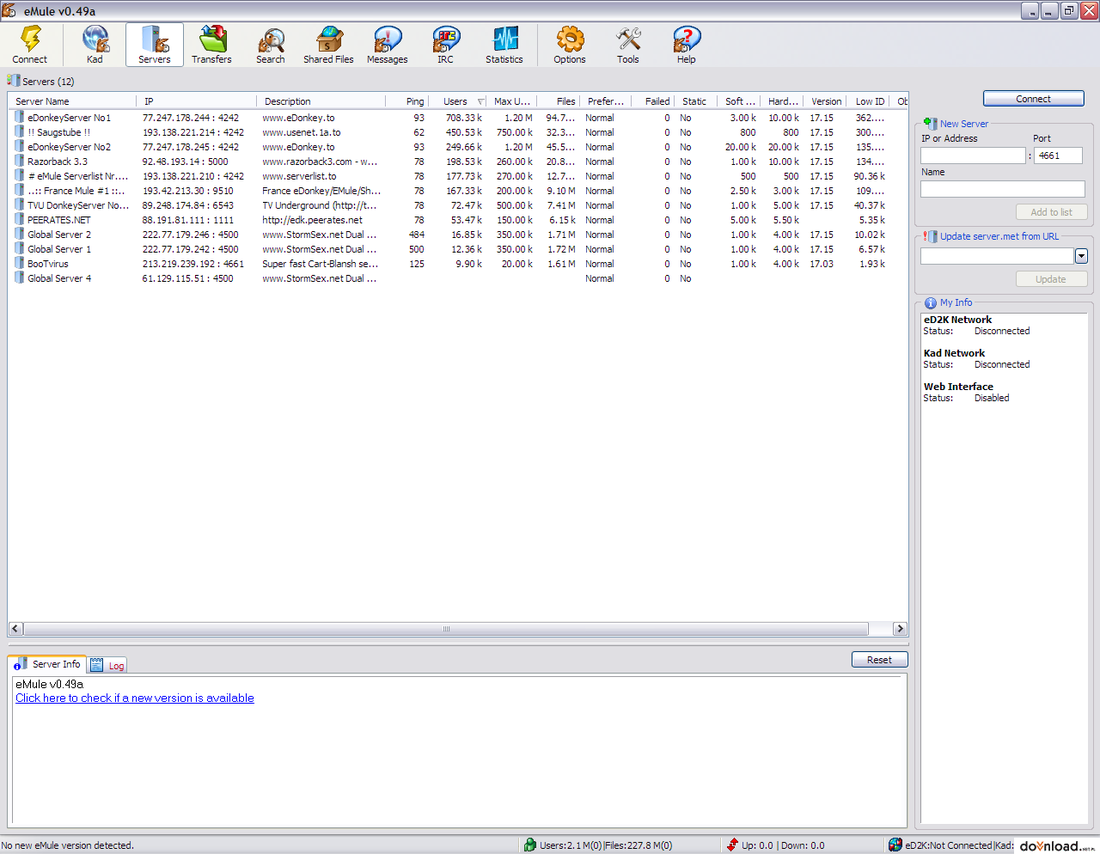 eMule | Descargar | Intercambio de Archivos