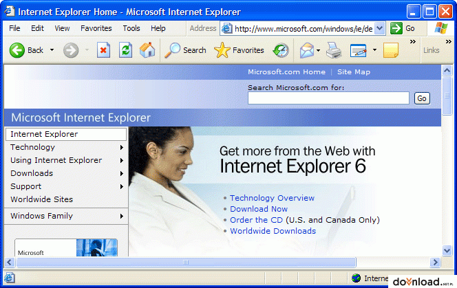 Internet Explorer 6  Descargar  Navegadores web