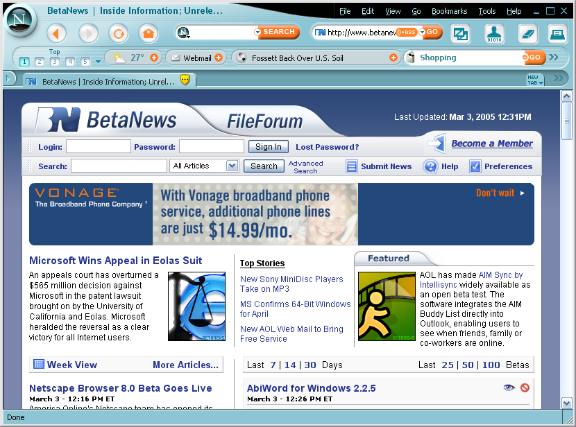 Netscape Navigator  Descargar  Navegadores web