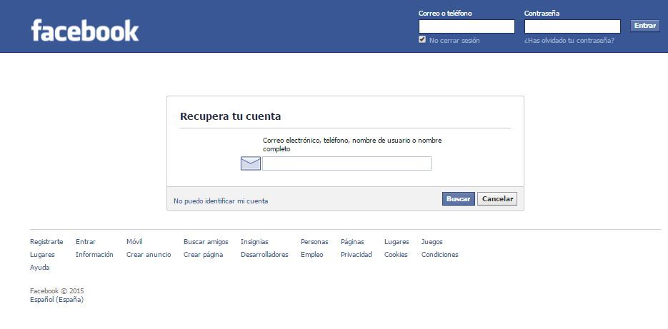 Como entrar en Facebook con el codigo que te envien los contactos de confianza