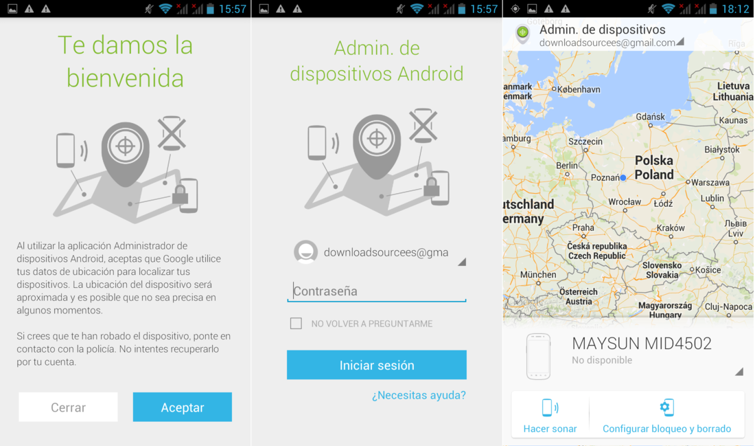 apps para localizar dispositivos Android