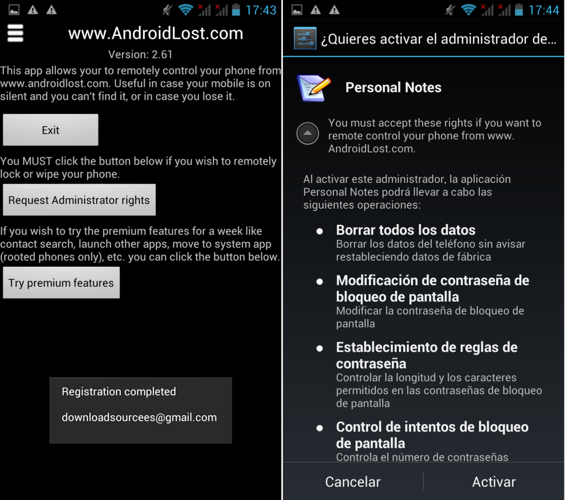 Como encontrar tu telefono Android