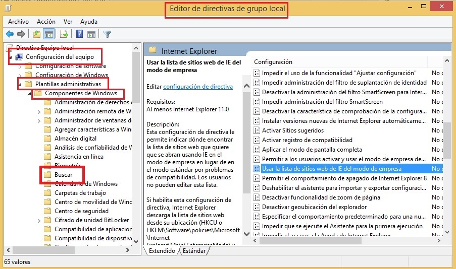 Como desactivar la busqueda Web en Windows 10 a traves de la directiva de grupos
