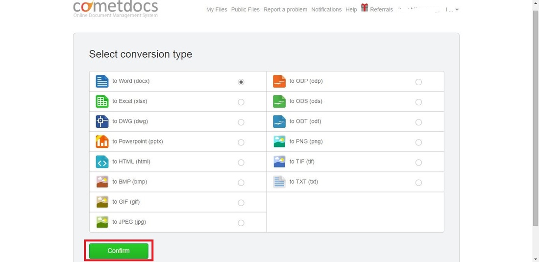 Convertir PDF a otros formatos desde Google Drive