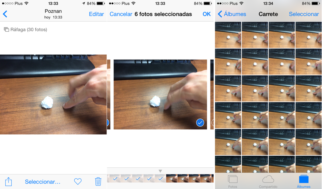 Como crear gif en iphone desde rafaga