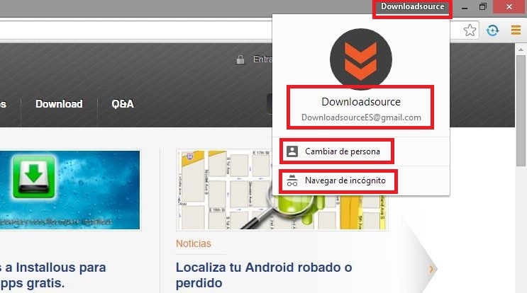 Tutorial para deshabilitar el menú de perfiles de Google Chrome.