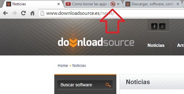 Como silenciar el audio de una pestaña abierta en tu navegador Web Chrome