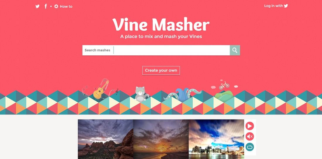 Como crear collage de videos de Vine para publicarlos en un solo enlace o post