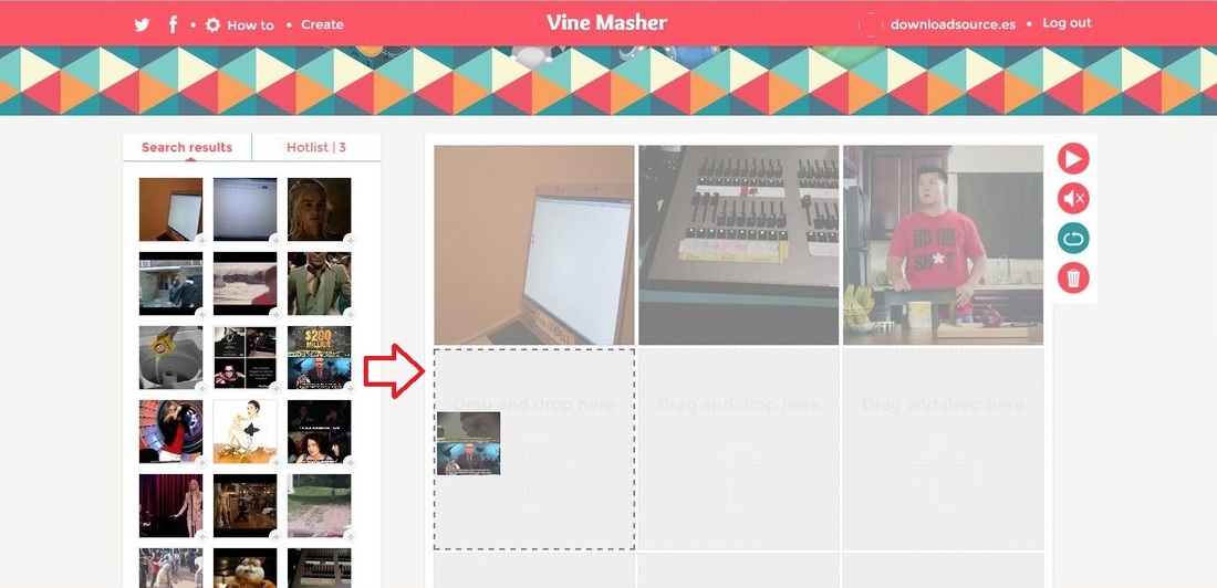 Crear composiciones de videos de Vine que compartir en un mismo enlace