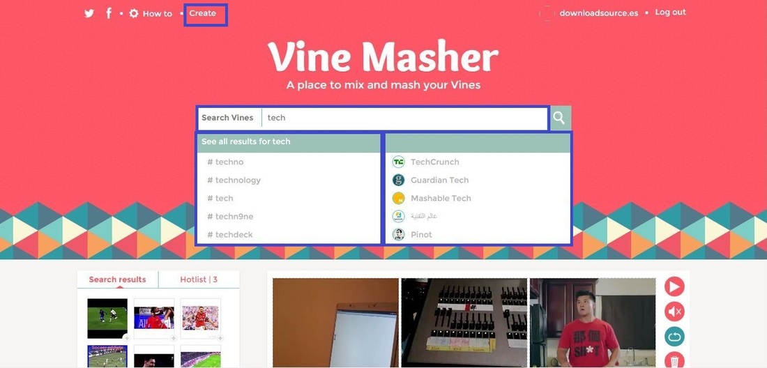 Como compartir videos de Vines bajo un mismo enlace