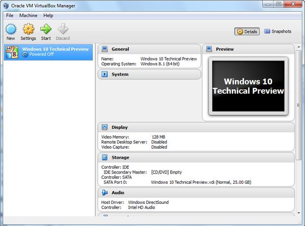 Como terminar realizando la virtualización de Windows 10 en VirtualBox