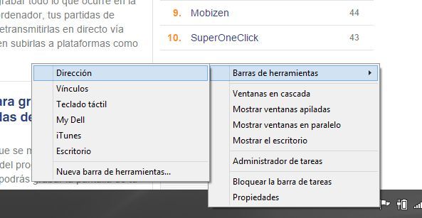 Como habilitar la caja de busqueda en Windows 8, 7 y 8.1 al igual que la que aparece en Windows 10