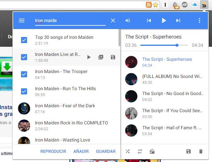 Aprende a crear listas de reproducción de la musica de los videos de Youtube para poderla reproducir en tu navegador Chrome